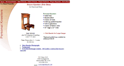 Desktop Screenshot of kneeler.com