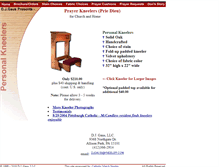 Tablet Screenshot of kneeler.com